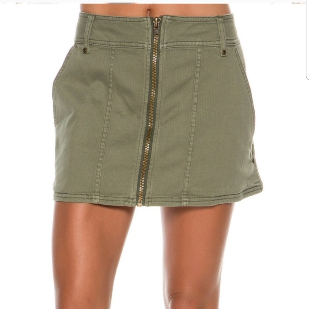 FREE PEOPLE MILITARY TOO COOL SKIRT SIZE 2
